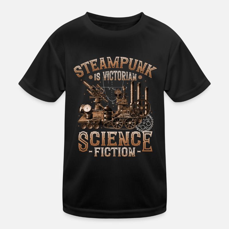 Steampunk Ist Viktorianische Science Fiction Kinder Funktions-T-Shirt