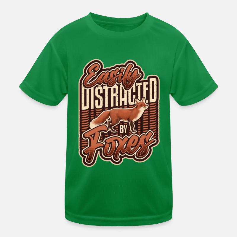 Leicht Ablenkbar Durch Füchse. Kinder Funktions-T-Shirt