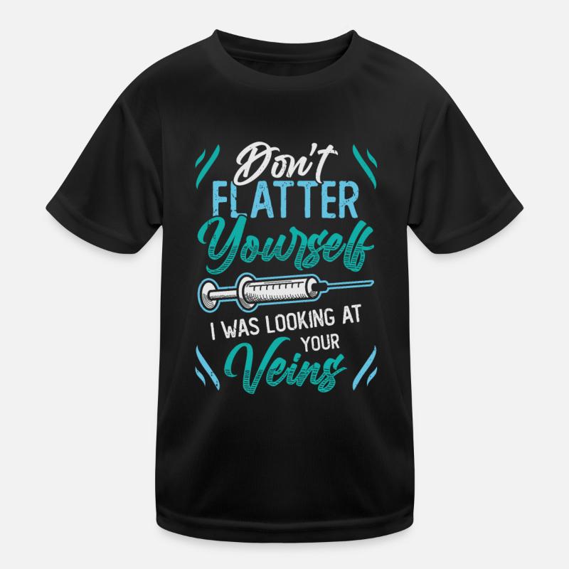 Schmeicheln Sie Sich Nicht. Kinder Funktions-T-Shirt