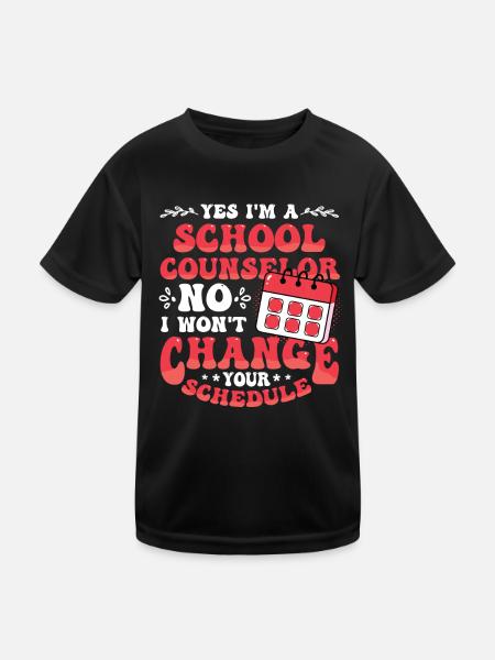 Ja, Ich Bin Ein Schulberater. - Kinder Funktions-T-Shirt - Schwarz - Vorne