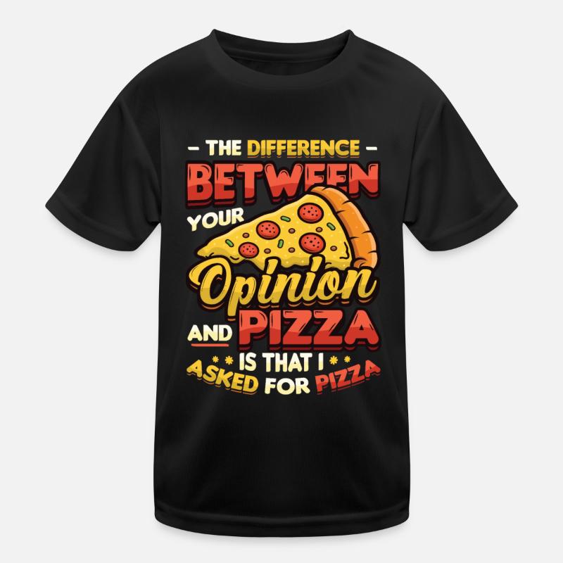 J’ai demandé une pizza. T-shirt sport Enfant