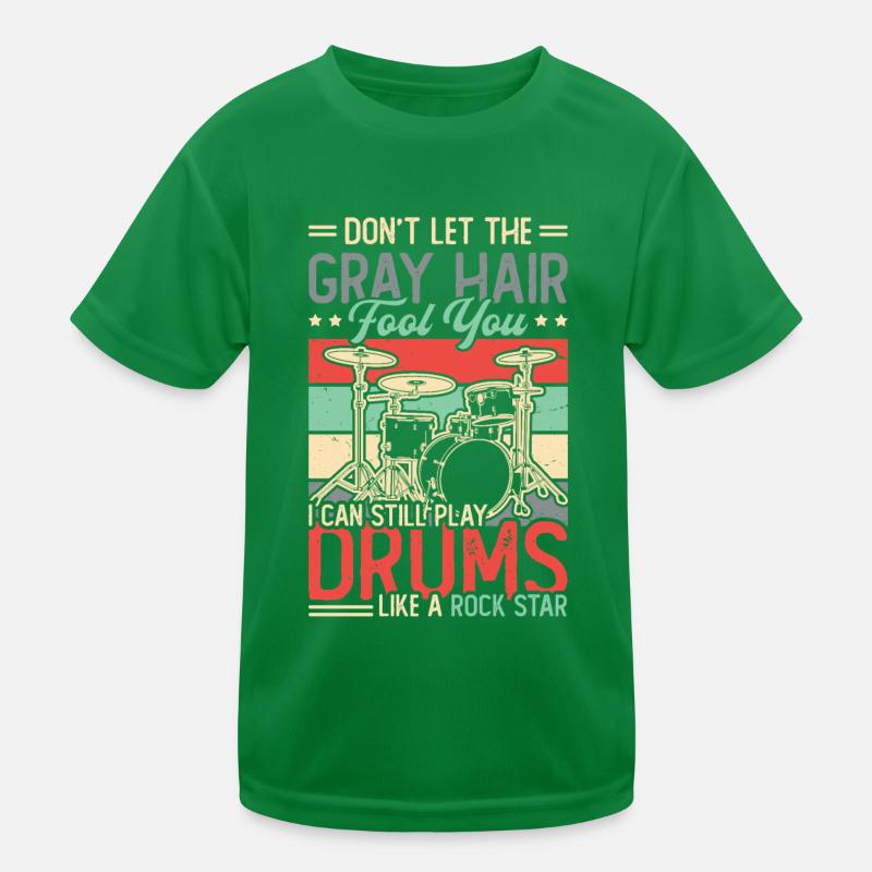 Graue Haare Täuschen Einen Alten Mann. Kinder Funktions-T-Shirt