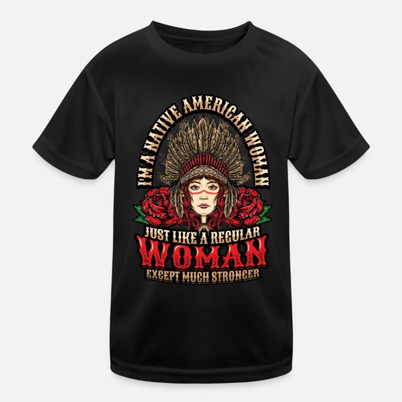 Amérindien. T-shirt sport Enfant