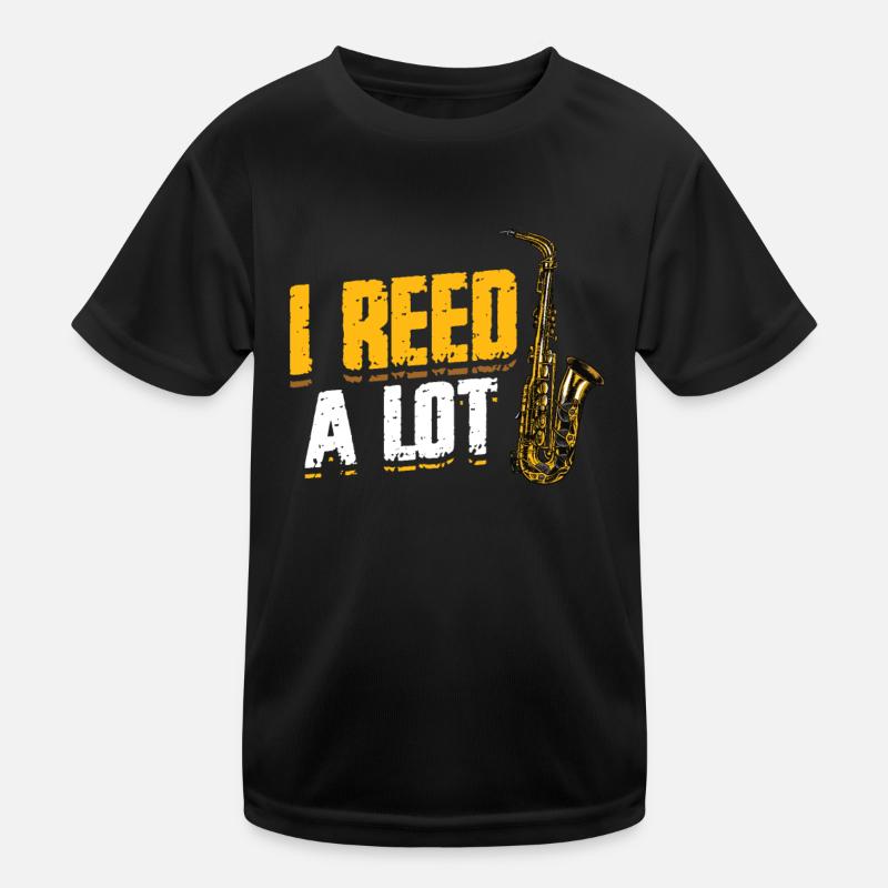 I Reed A Lot - Saxophoniste saxophone. T-shirt sport Enfant