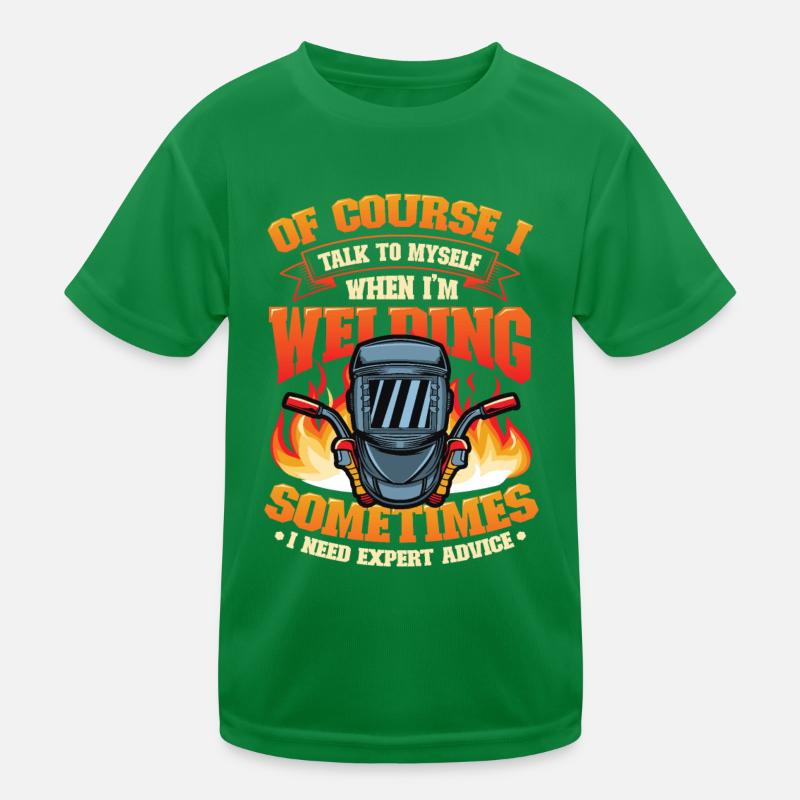 Welding Expert advice for welders Kids Functional T-Shirt
