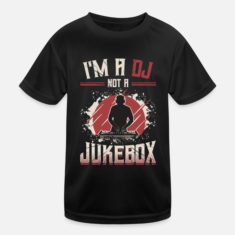 Je suis un DJ, pas un disc-jockey de juke-box T-shirt sport Enfant