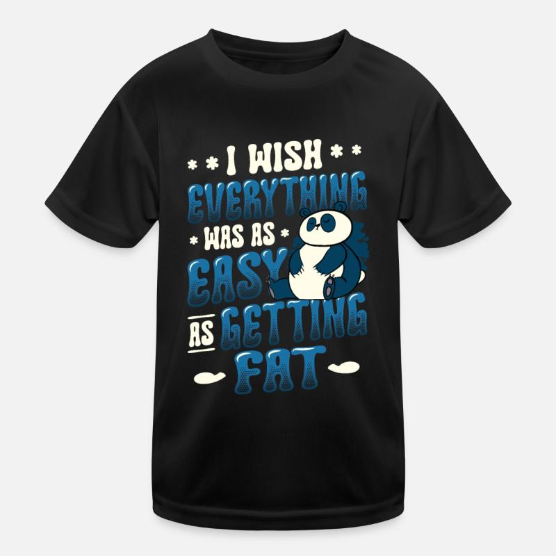 Auto-ironie surpoids en gras T-shirt sport Enfant