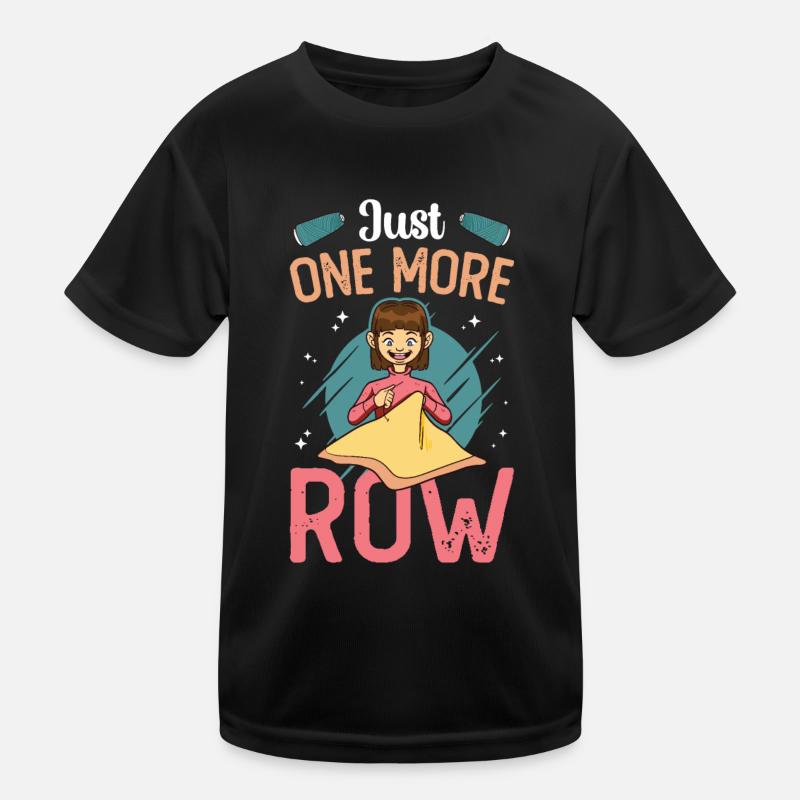 Seulement une rangée de crochet T-shirt sport Enfant