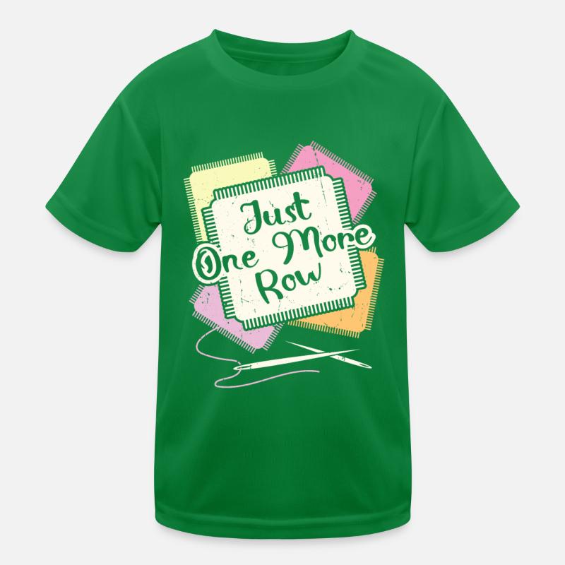 Seulement une rangée de crochet T-shirt sport Enfant