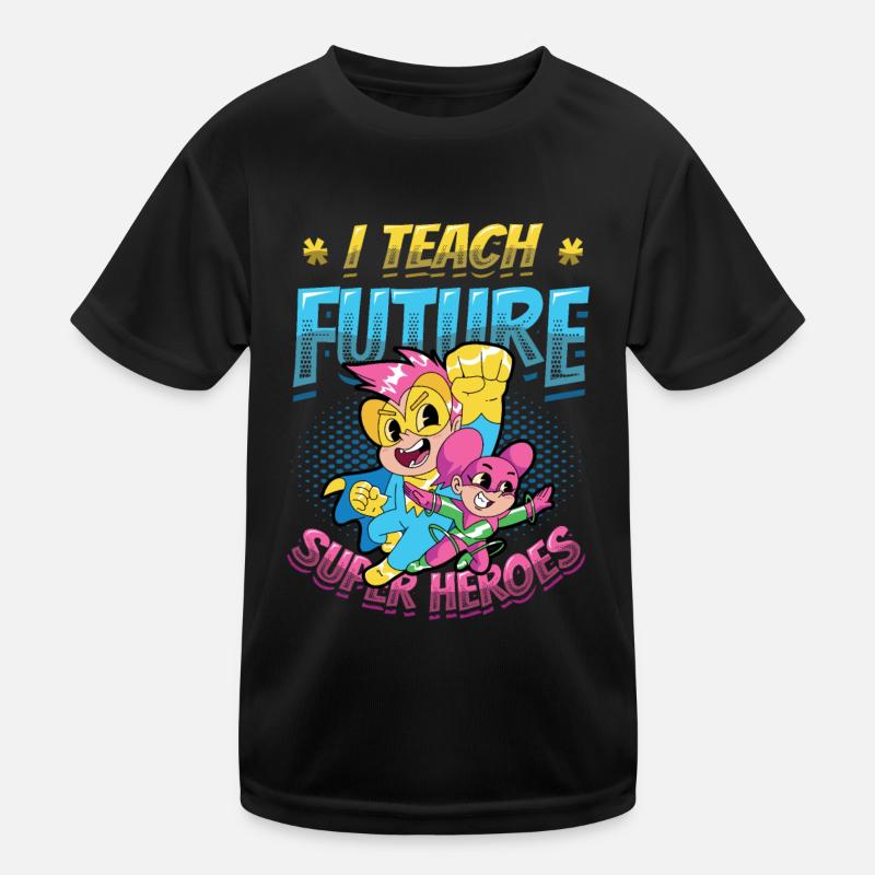 Ich Unterrichte Superhelden Kinder Funktions-T-Shirt