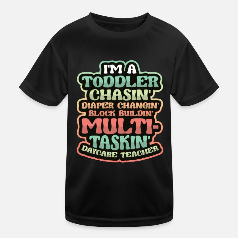 Kleinkind Jagt Windel Wechselnde Tagesmutter Kinder Funktions-T-Shirt