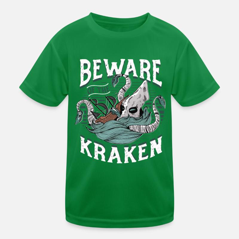 Méfiez-vous du Kraken T-shirt sport Enfant