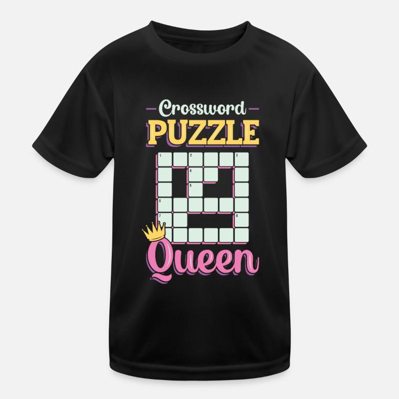 Mots croisés Queen Mots croisés T-shirt sport Enfant