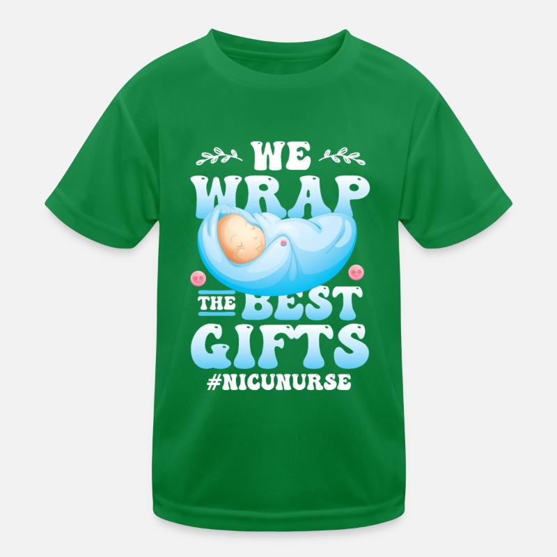 We wrap the best gifts Kids Functional T-Shirt