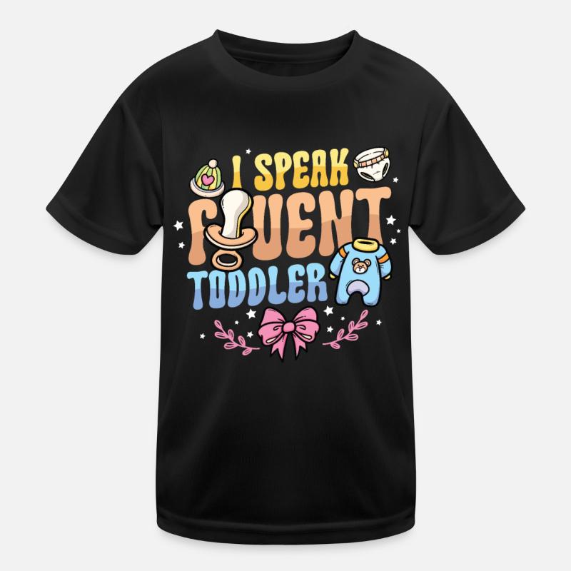 Ich Spreche Fließend Kleinkind Kinder Funktions-T-Shirt