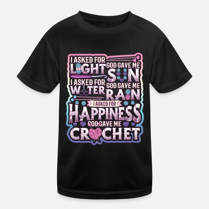 Crochet Lucky Yarns Kids Functional T-Shirt