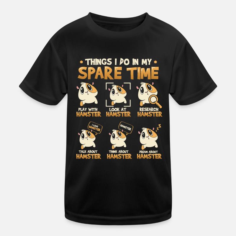 Hamster lovers Kids Functional T-Shirt