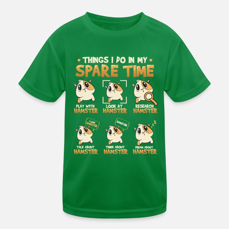 Amateurs de hamsters T-shirt sport Enfant