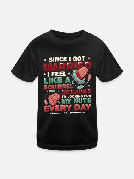 Poor husband - Kids Functional T-Shirt - black - Front