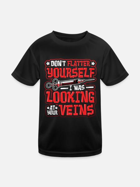 Ne pas flatter - T-shirt sport Enfant - noir - Devant