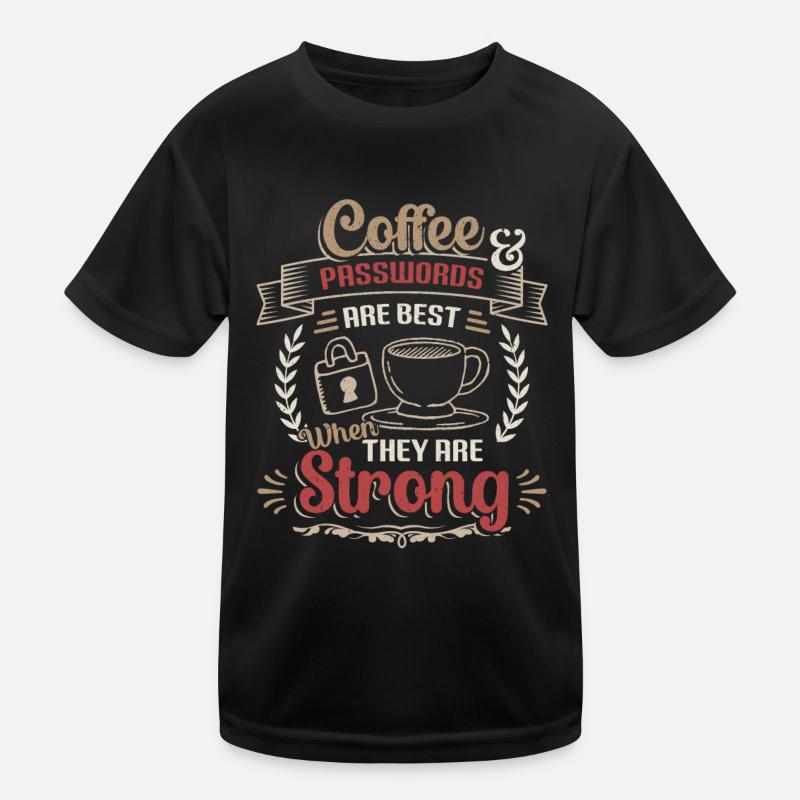 Café, mot de passe T-shirt sport Enfant