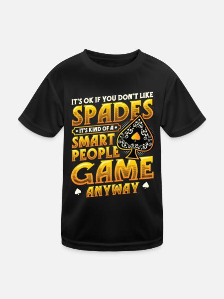 Es Ist In Ordnung, Wenn Du Pik Nicht Magst - Kinder Funktions-T-Shirt - Schwarz - Vorne