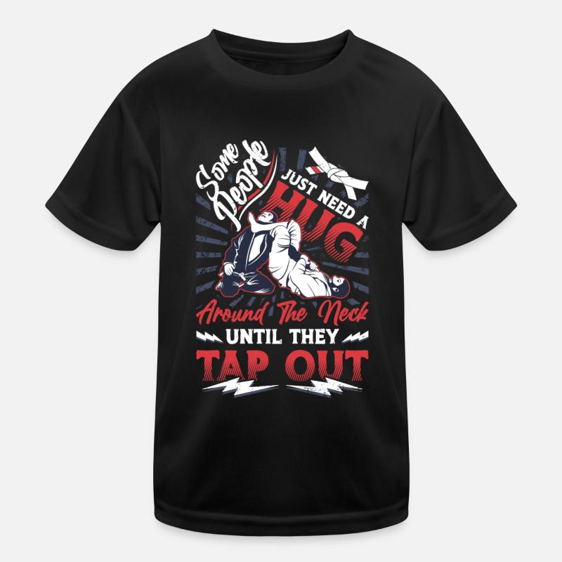 Umarmung Um Den Hals, Jiu Jitsu Kinder Funktions-T-Shirt