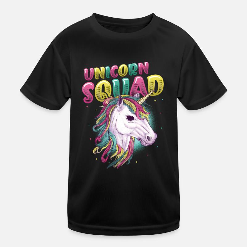 Einhorn, Kader, Mädchen Kinder Funktions-T-Shirt