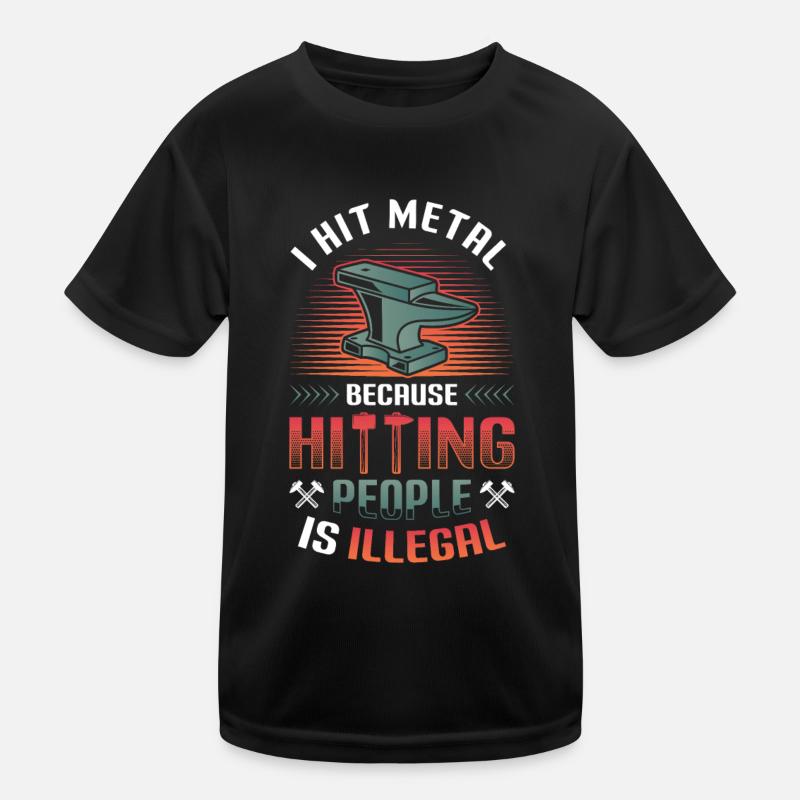 Hit Metal, Forgeron T-shirt sport Enfant