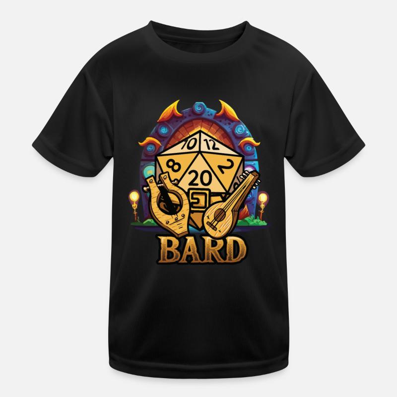 D20 Pen And Paper Rpg Charakterklassen Kinder Funktions-T-Shirt