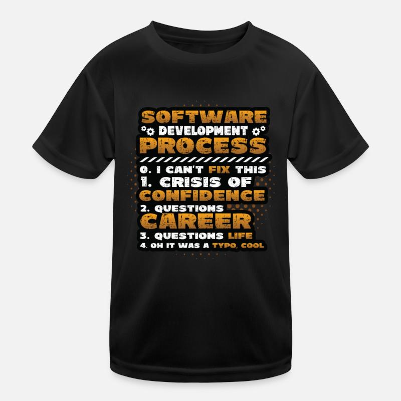 Software development process, programming Kids Functional T-Shirt