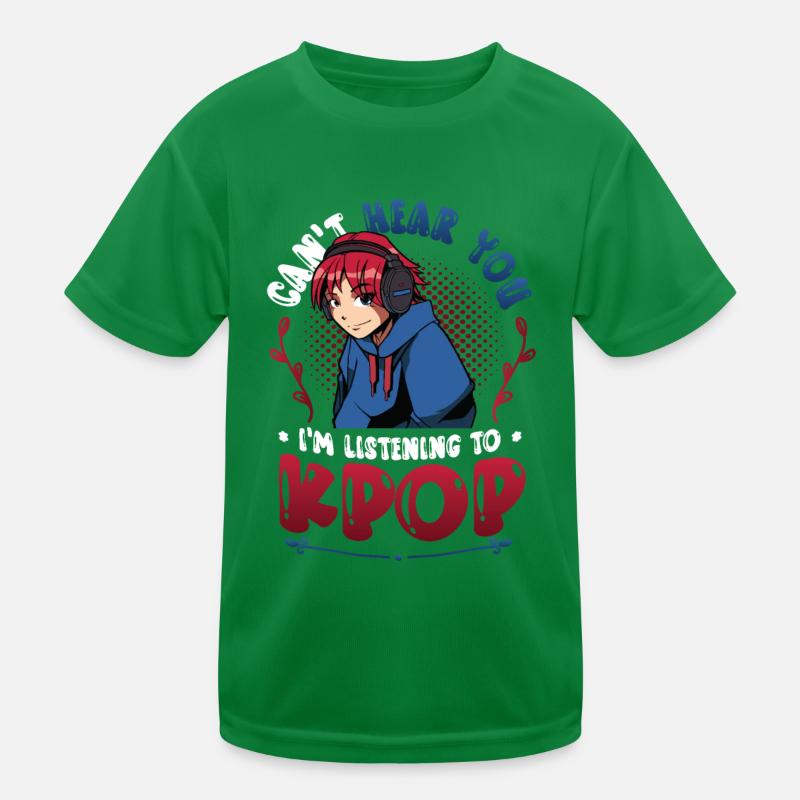 Ich Höre Dich Nicht, Ich Höre Kpop Kinder Funktions-T-Shirt