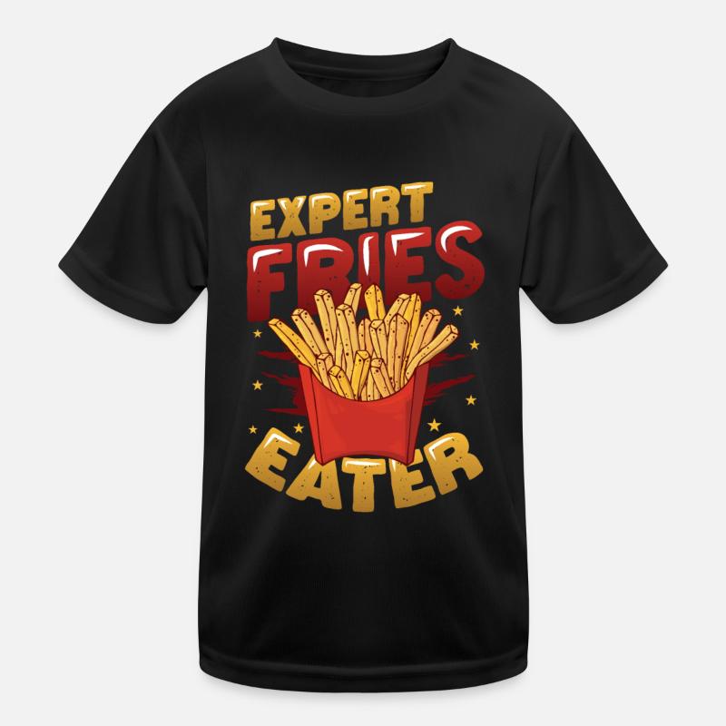 Expert for French fries Kids Functional T-Shirt
