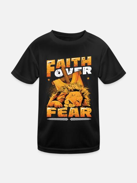 C’est dans mon ADN, la Bible, l’Église, les religieux chrétiens - T-shirt sport Enfant - noir - Devant