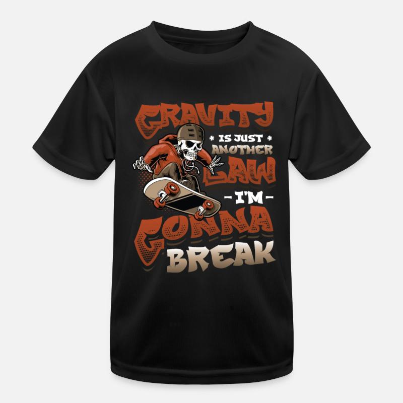 Skateboard Halfpipe, Tricks, Skateboarding Kinder Funktions-T-Shirt