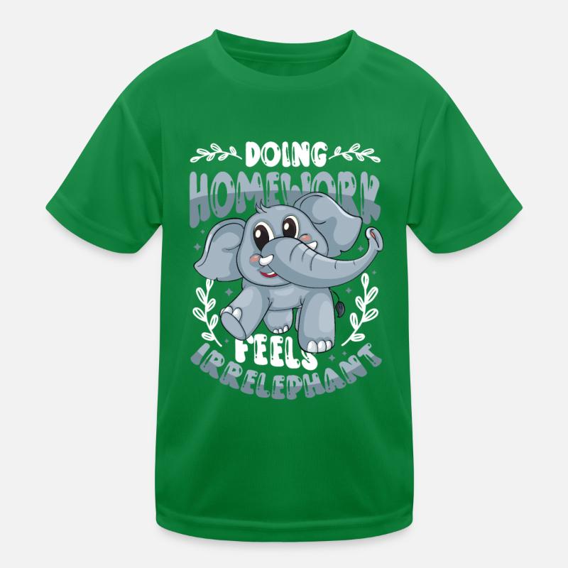 Faire ses devoirs ne fait pas du bien T-shirt sport Enfant