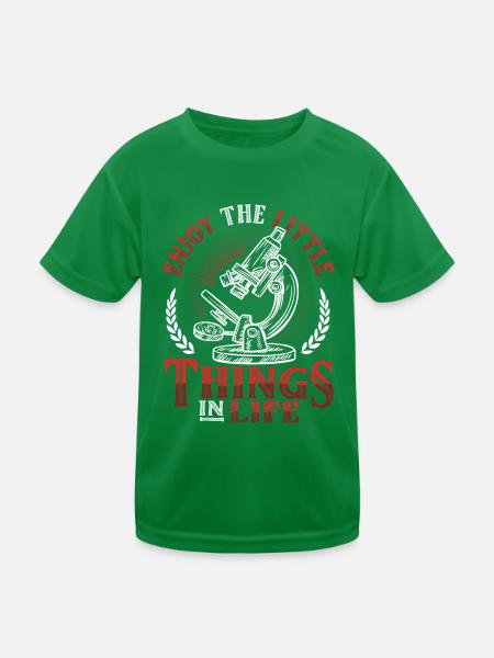 Profitez des petites choses de la vie - T-shirt sport Enfant - vert - Devant