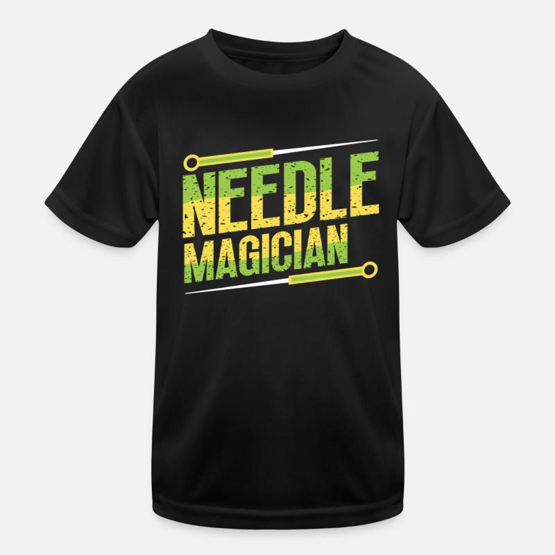Needle magician, acupuncturist Kids Functional T-Shirt