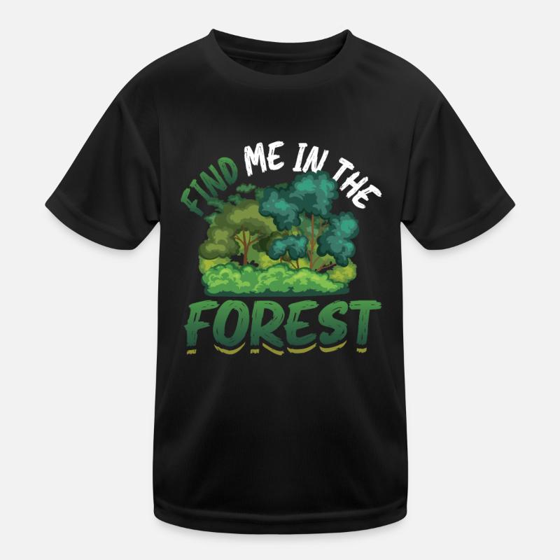 Trouvez-moi dans la forêt - Forest Lovers T-shirt sport Enfant