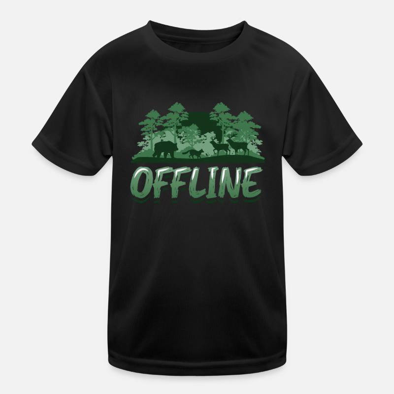 Offline, nature lovers, hiking Kids Functional T-Shirt