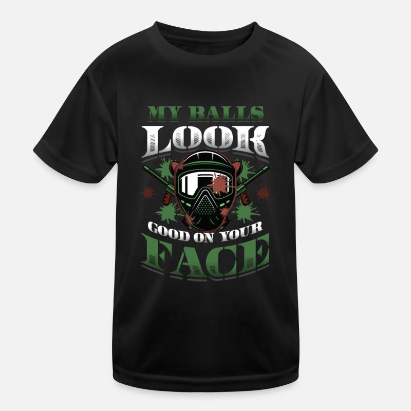 Mes couilles ont l’air bien sur ton visage T-shirt sport Enfant
