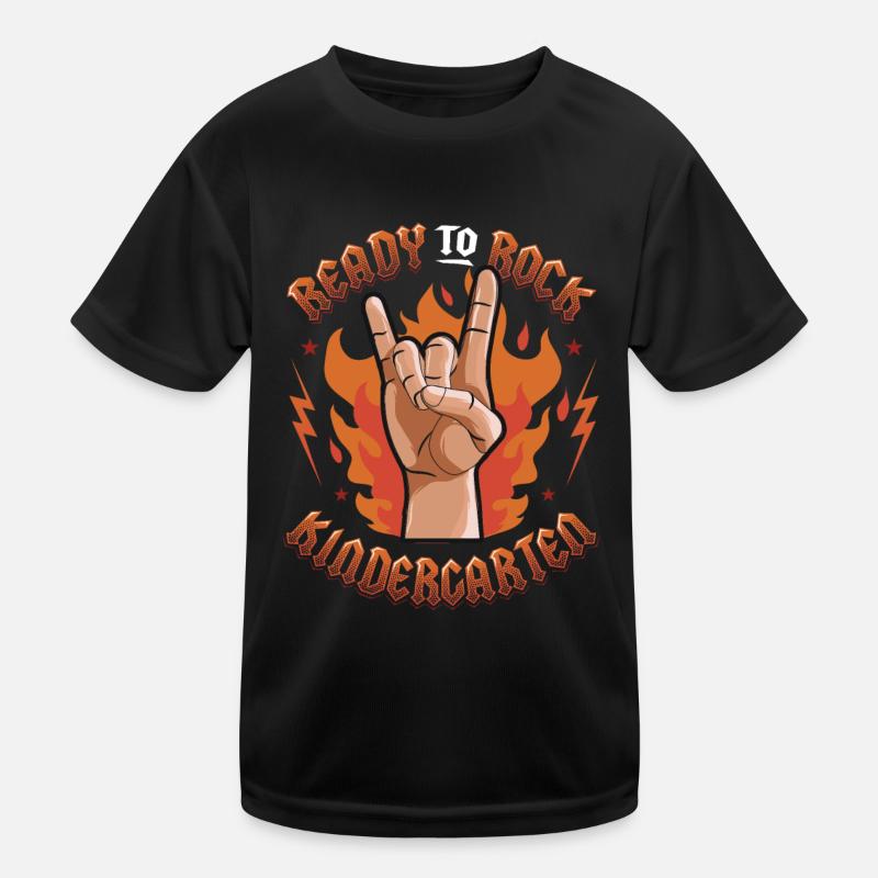 Ready To Rock Kindergarten, First Day Kinder Funktions-T-Shirt