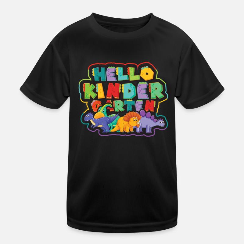 Hallo Kindergarten, Erster Tag Im Kindergarten Kinder Funktions-T-Shirt