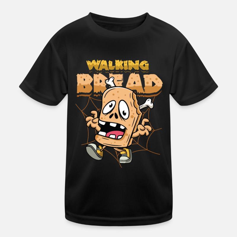 Gehendes Brot, Lustiges Halloween Kostüm Kinder Funktions-T-Shirt