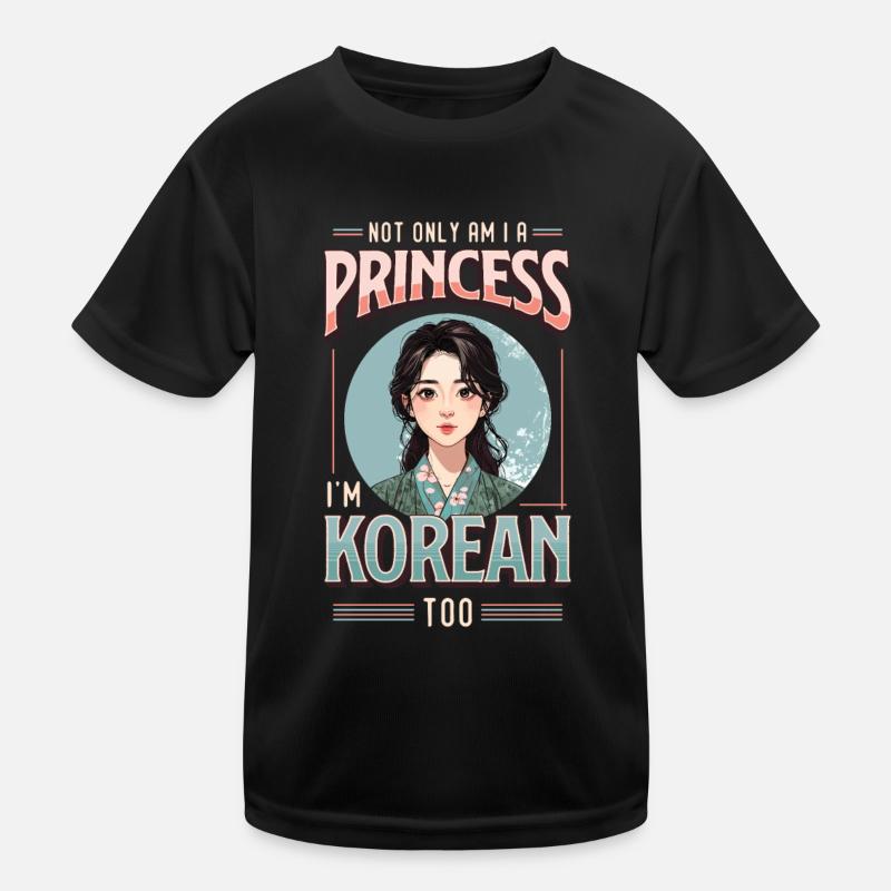 Mädchen Koreanische Herkunft Südkorea Kinder Funktions-T-Shirt