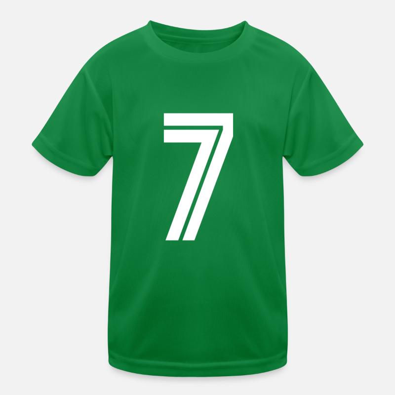 Jersey number 7 – 7th anniversary gift Kids Functional T-Shirt