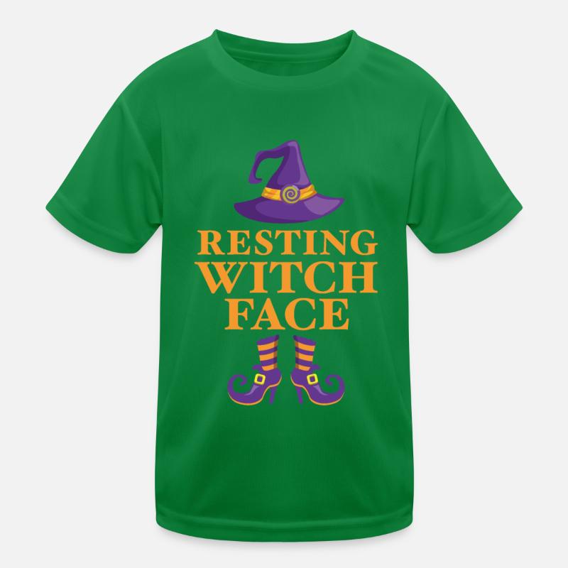 Resting witch face Kids Functional T-Shirt