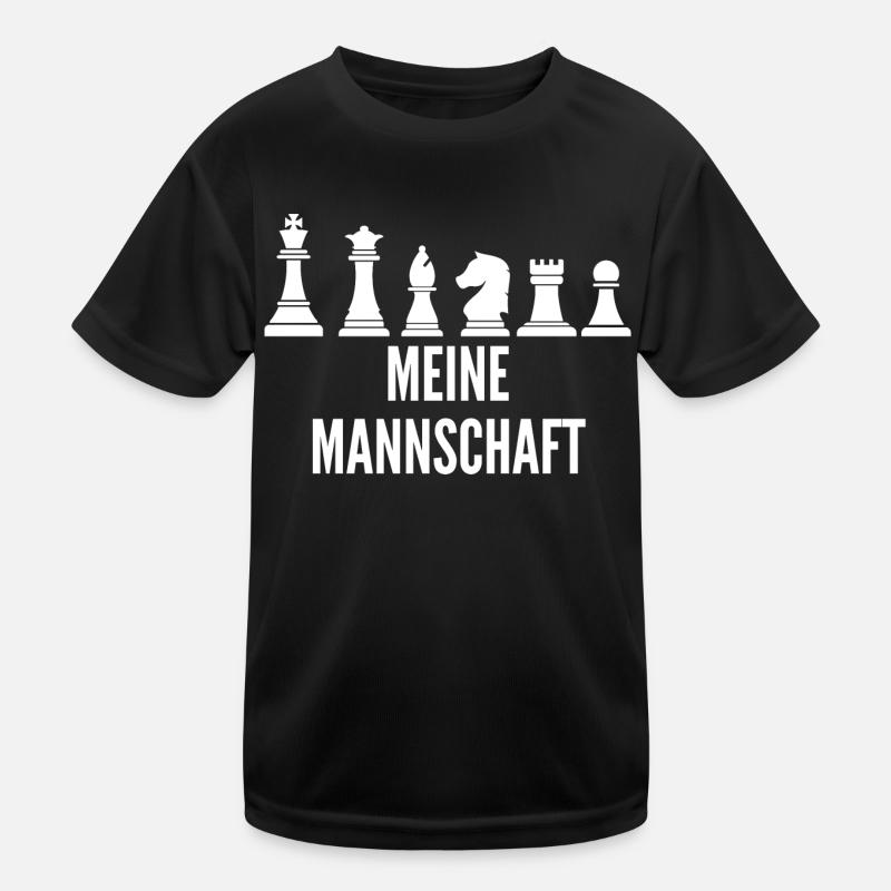Schach Spruch Geschenk Schachmatt Queens Gambit Kinder Funktions-T-Shirt