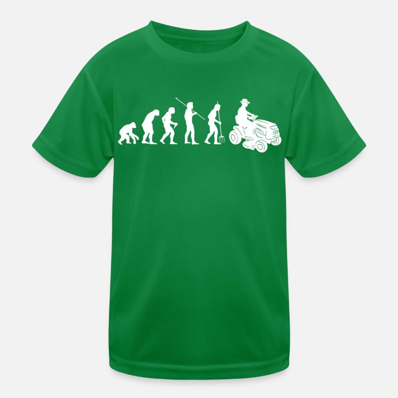 Ride-on mower Evolution Lawn tractor Mowing the lawn Kids Functional T-Shirt