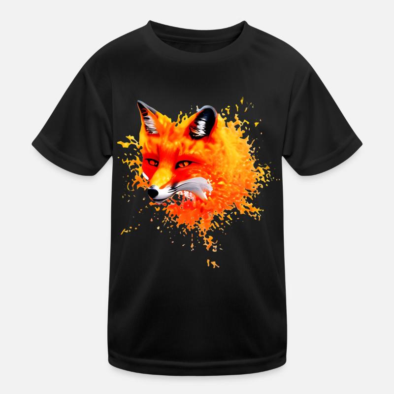 Wild Creativity Fox Kids Functional T-Shirt